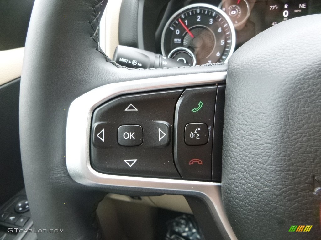 2019 1500 Big Horn Quad Cab 4x4 - Billett Silver Metallic / Black/Diesel Gray photo #19