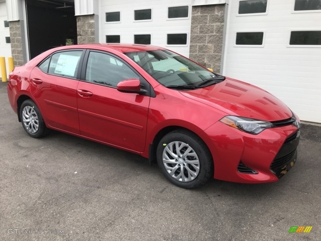 2019 Corolla LE - Barcelona Red Metallic / Black photo #1