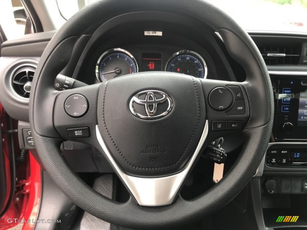 2019 Corolla LE - Barcelona Red Metallic / Black photo #9