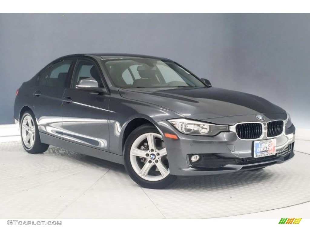 2015 3 Series 320i Sedan - Mineral Grey Metallic / Black photo #11