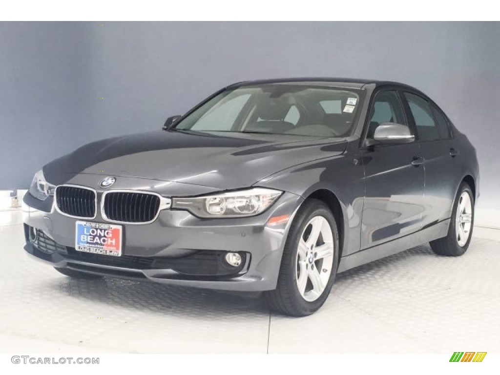 2015 3 Series 320i Sedan - Mineral Grey Metallic / Black photo #12