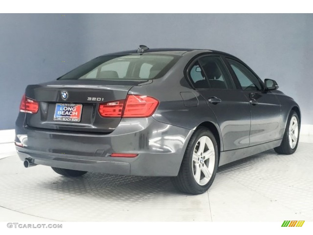 2015 3 Series 320i Sedan - Mineral Grey Metallic / Black photo #14