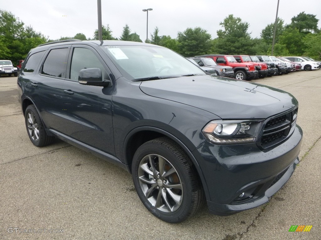 2018 Durango GT AWD - Bruiser Gray / Black photo #7