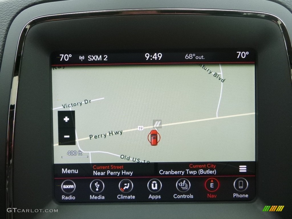 2018 Durango GT AWD - Bruiser Gray / Black photo #18