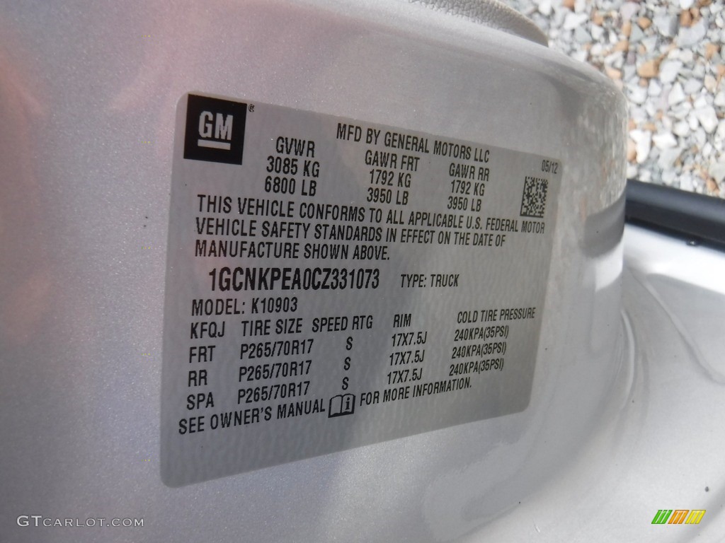 2012 Silverado 1500 LS Regular Cab 4x4 - Silver Ice Metallic / Dark Titanium photo #31