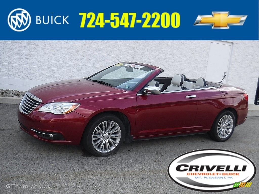 Deep Cherry Red Crystal Pearl Coat Chrysler 200