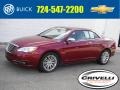 2012 Deep Cherry Red Crystal Pearl Coat Chrysler 200 Limited Convertible  photo #2