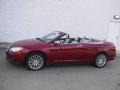 2012 Deep Cherry Red Crystal Pearl Coat Chrysler 200 Limited Convertible  photo #5