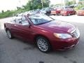 2012 Deep Cherry Red Crystal Pearl Coat Chrysler 200 Limited Convertible  photo #9