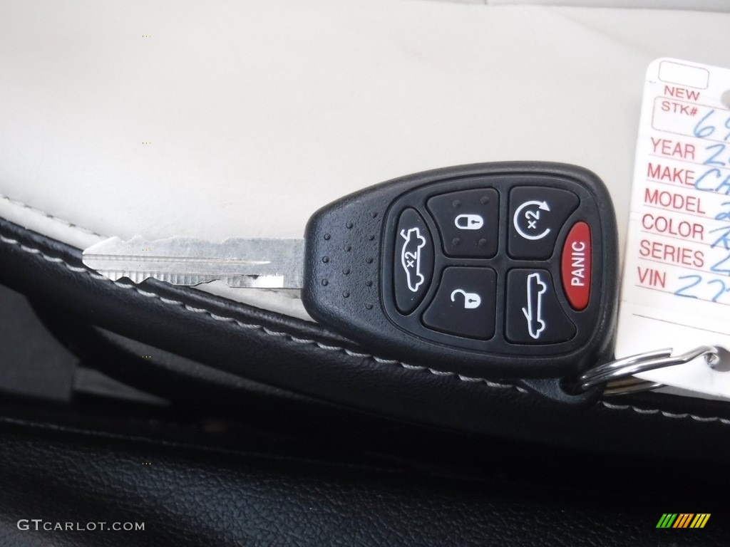 2012 200 Limited Convertible - Deep Cherry Red Crystal Pearl Coat / Black/Light Frost photo #35