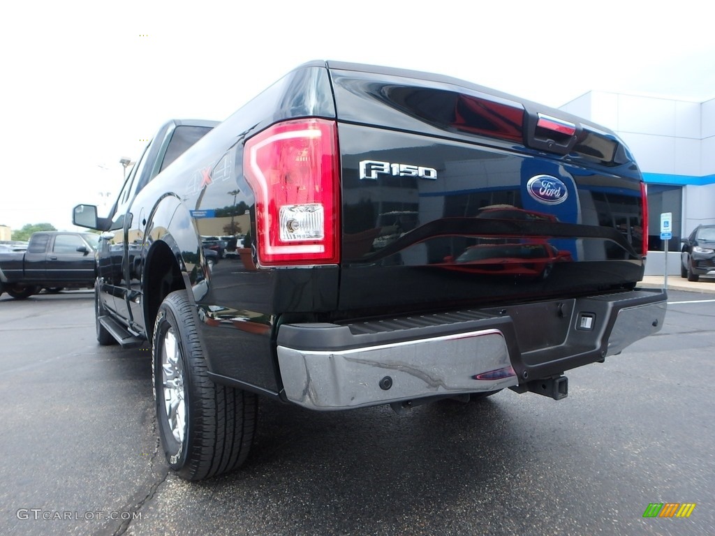 2016 F150 XLT SuperCab 4x4 - Green Gem / Medium Earth Gray photo #5