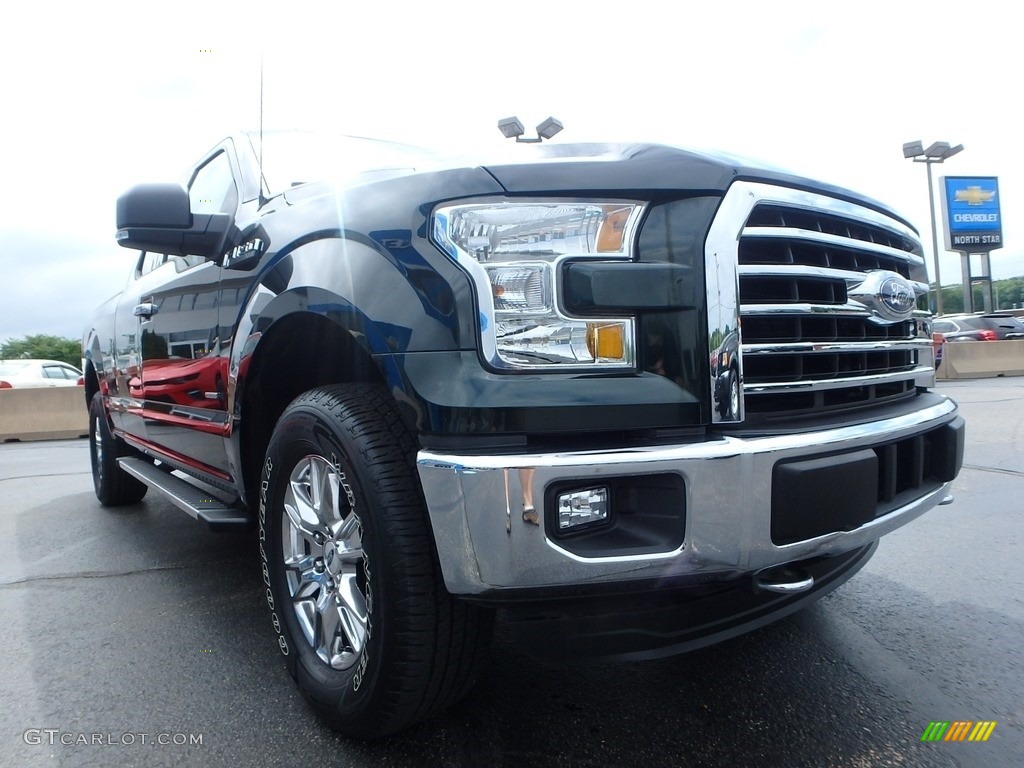 2016 F150 XLT SuperCab 4x4 - Green Gem / Medium Earth Gray photo #11