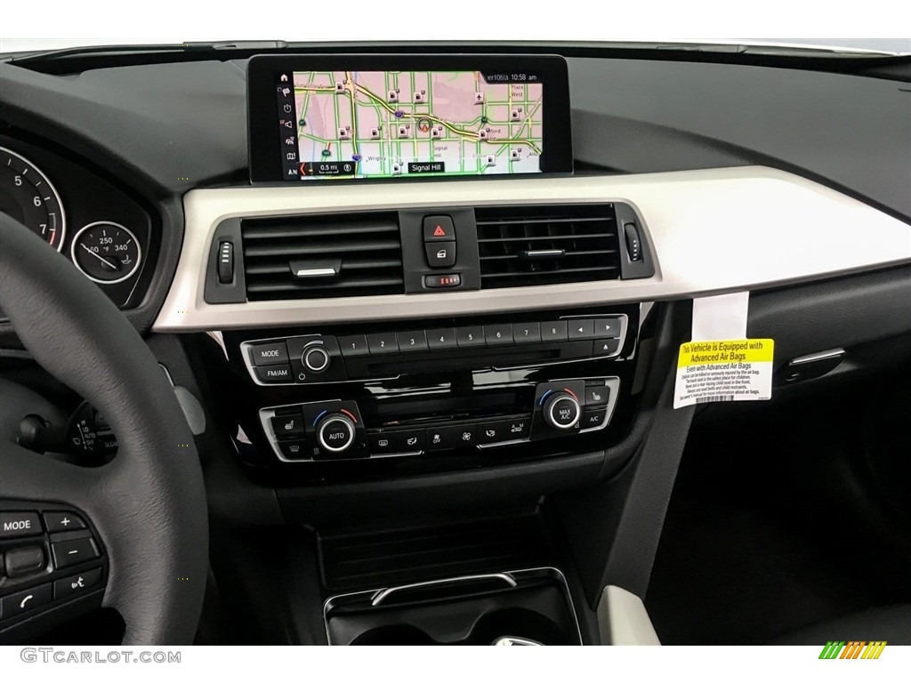 2018 3 Series 320i Sedan - Alpine White / Black photo #6