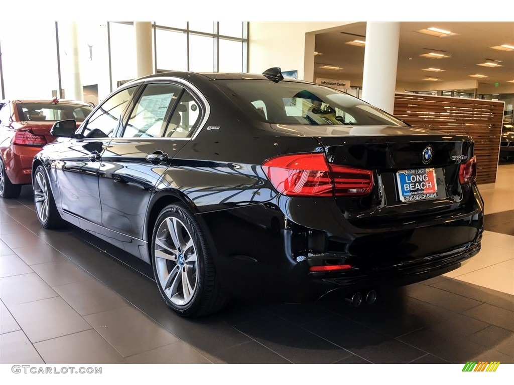 2018 3 Series 330e iPerformance Sedan - Jet Black / Black photo #3