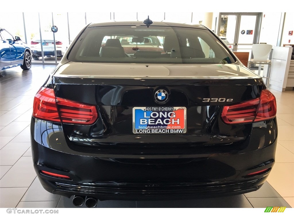 2018 3 Series 330e iPerformance Sedan - Jet Black / Black photo #4