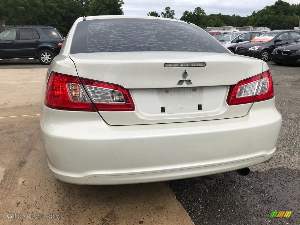 2009 Galant ES - Dover White Pearl / Beige photo #5