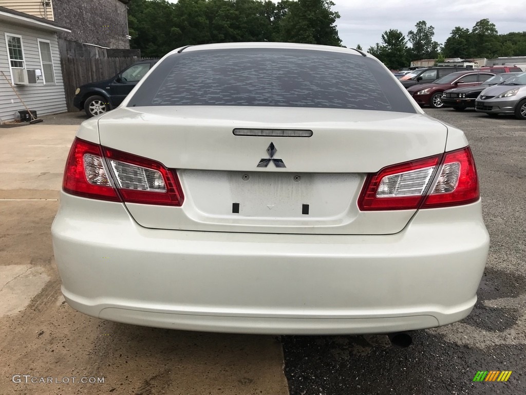 2009 Galant ES - Dover White Pearl / Beige photo #6