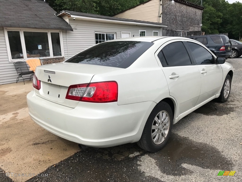 2009 Galant ES - Dover White Pearl / Beige photo #8