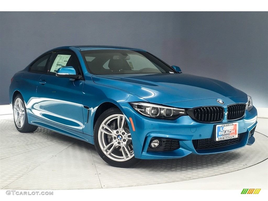 Snapper Rocks Blue Metallic 2019 BMW 4 Series 430i Coupe Exterior Photo #128002129