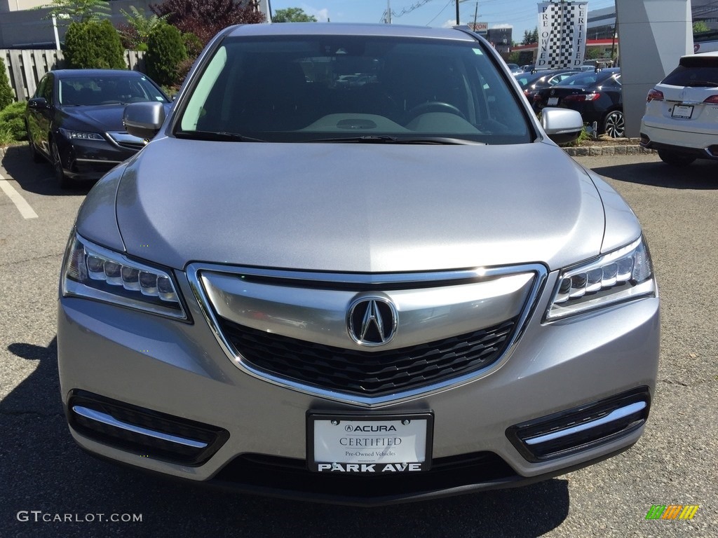 2016 MDX SH-AWD Technology - Lunar Silver Metallic / Ebony photo #8