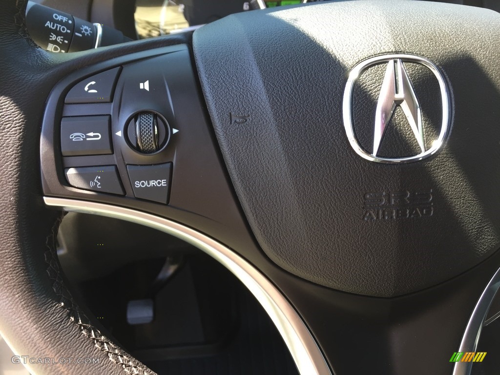 2016 MDX SH-AWD Technology - Lunar Silver Metallic / Ebony photo #17