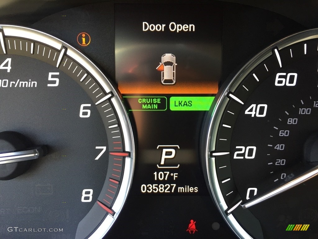 2016 MDX SH-AWD Technology - Lunar Silver Metallic / Ebony photo #19