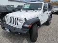 2018 Bright White Jeep Wrangler Sport 4x4  photo #8