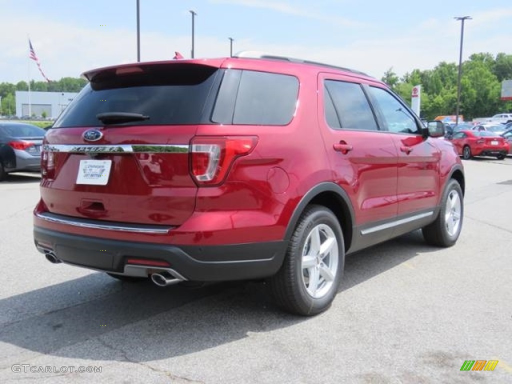 2018 Explorer XLT - Ruby Red / Ebony Black photo #2
