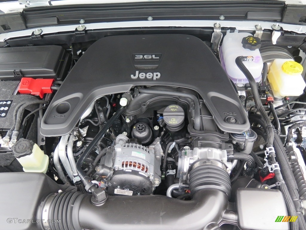 2018 Jeep Wrangler Sport 4x4 3.6 Liter DOHC 24-Valve VVT V6 Engine Photo #128004070