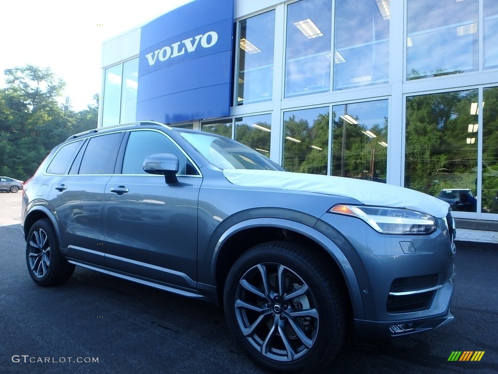 Osmium Grey Metallic 2019 Volvo XC90 T6 AWD Momentum Exterior Photo #128005444