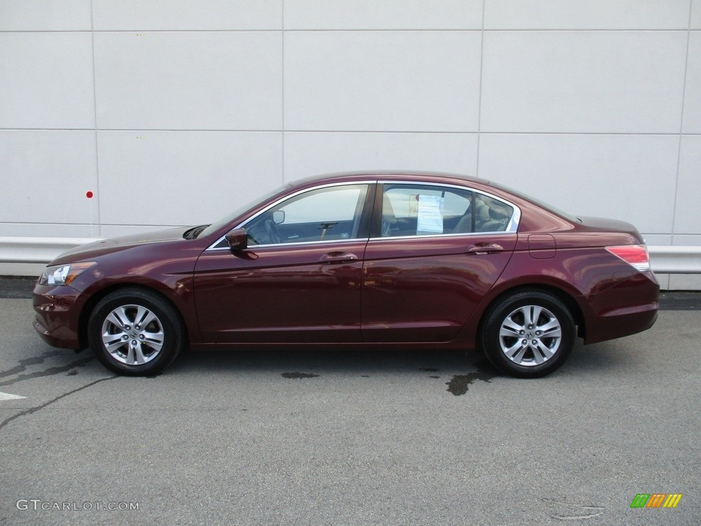 2012 Accord LX Premium Sedan - Basque Red Pearl II / Ivory photo #2
