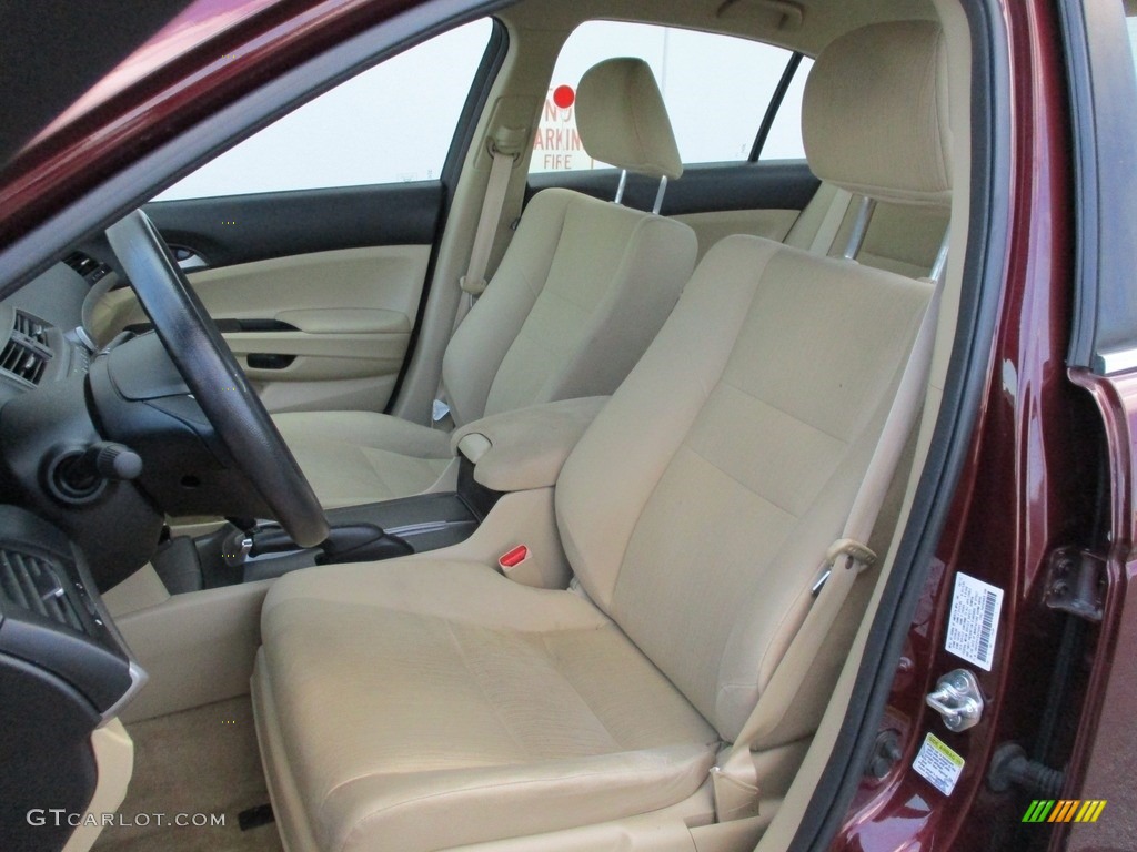 2012 Accord LX Premium Sedan - Basque Red Pearl II / Ivory photo #11