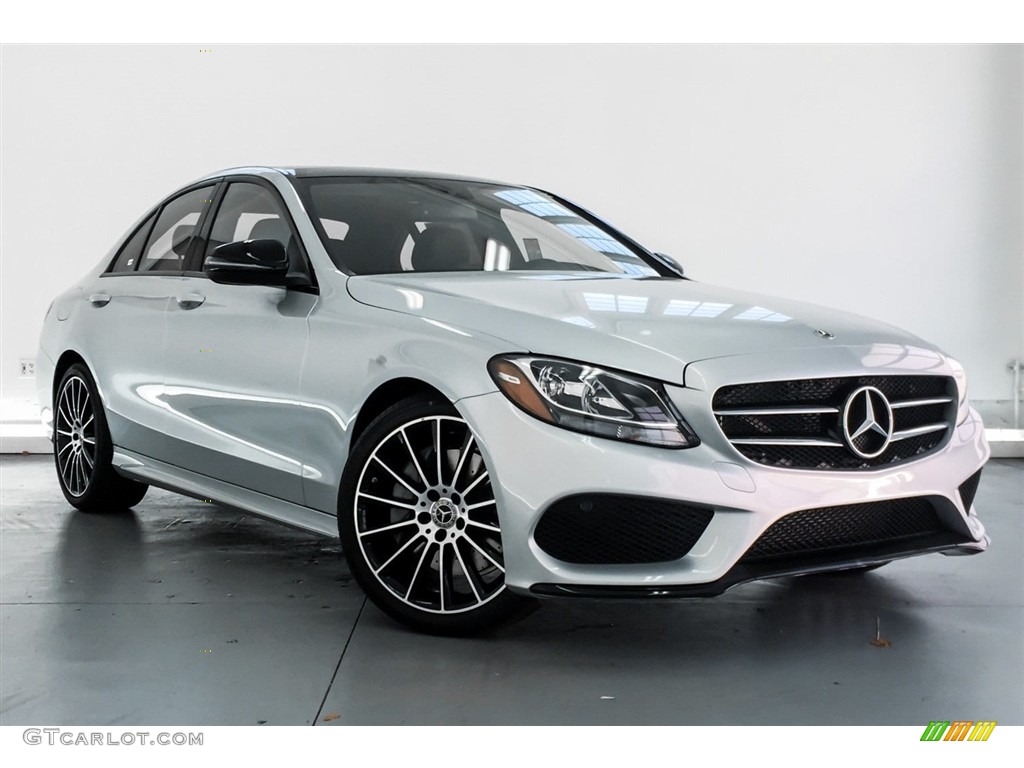 Iridium Silver Metallic 2018 Mercedes-Benz C 300 Sedan Exterior Photo #128007775