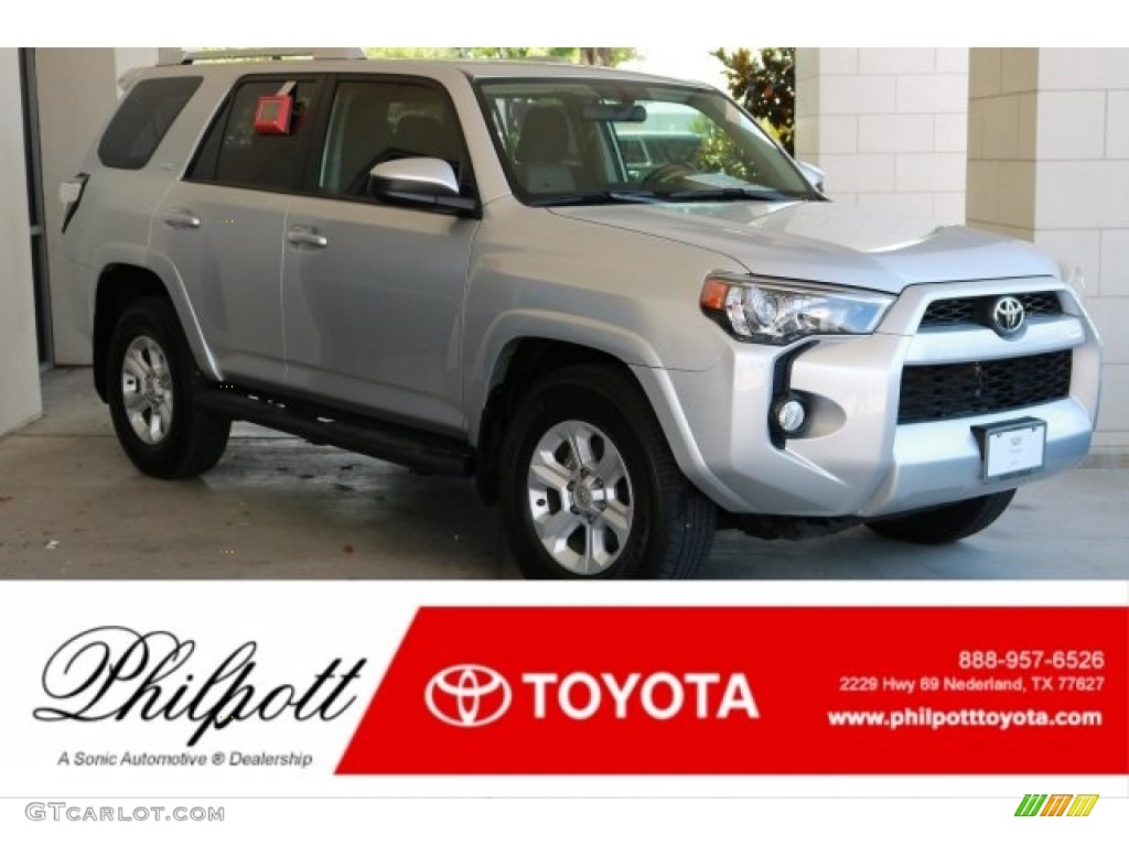 2015 4Runner SR5 - Classic Silver Metallic / Black photo #1