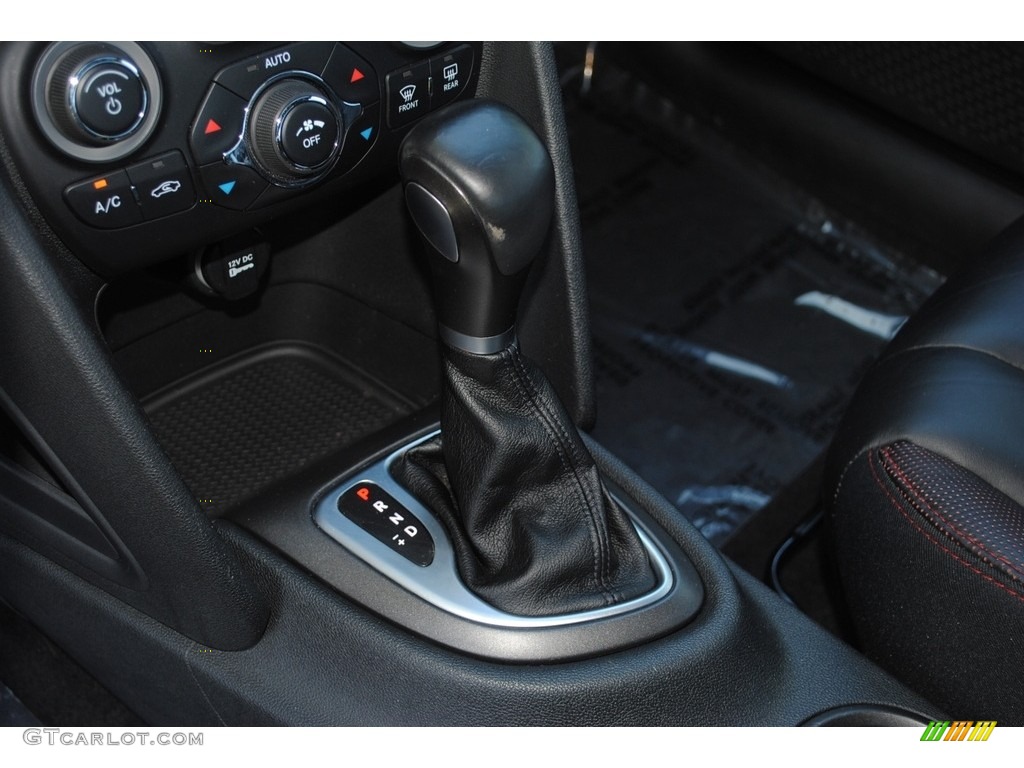 2015 Dart GT - Vitamin C / Black/Ruby Red Accent Stitching photo #15