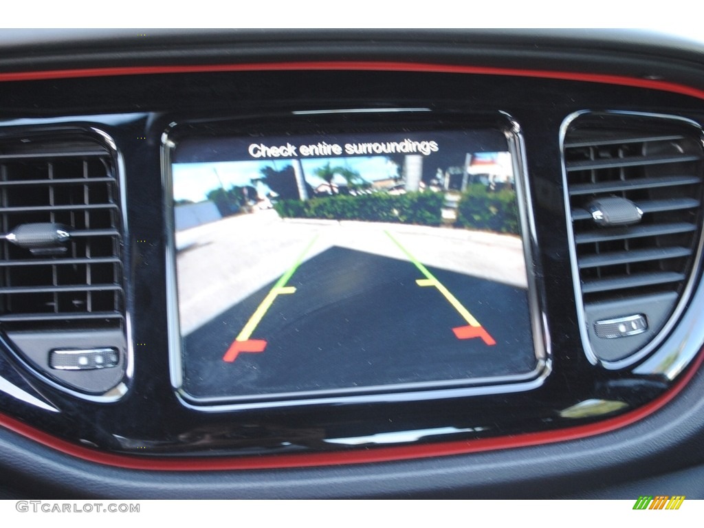 2015 Dart GT - Vitamin C / Black/Ruby Red Accent Stitching photo #17