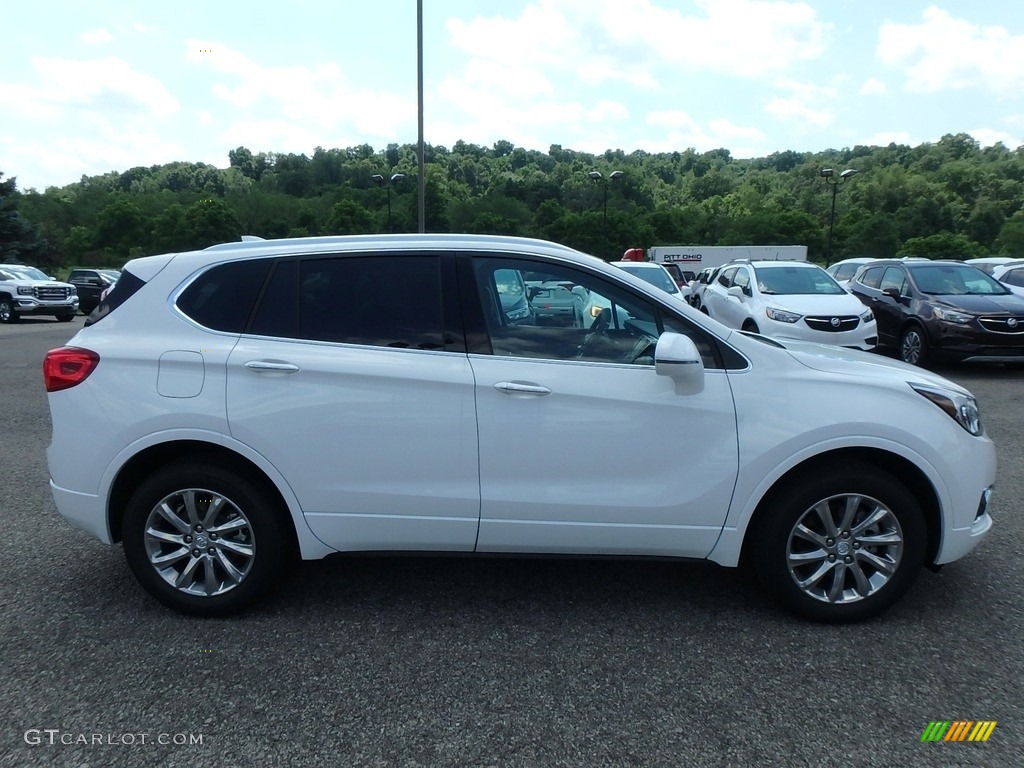 Summit White 2019 Buick Envision Essence AWD Exterior Photo #128009941