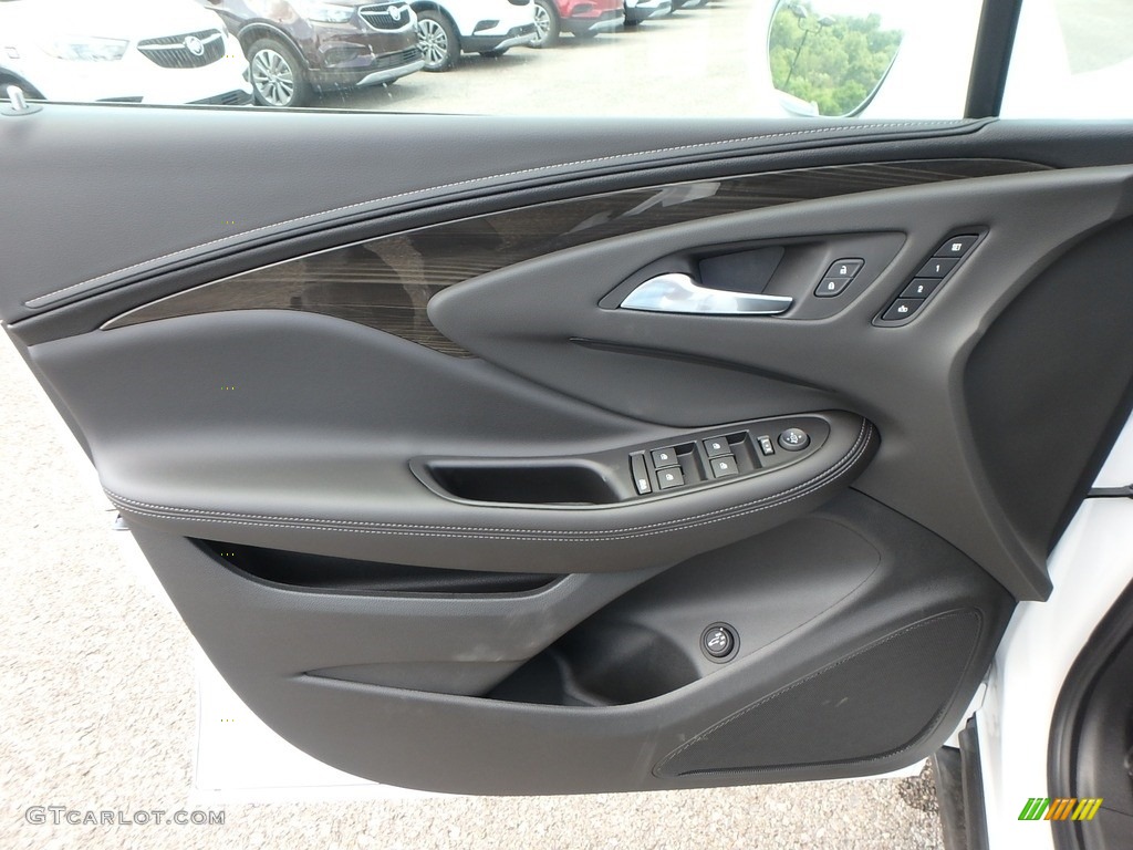 2019 Buick Envision Essence AWD Ebony Door Panel Photo #128010202
