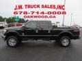 Shadow Black - F350 Super Duty Lariat Crew Cab 4x4 Photo No. 2