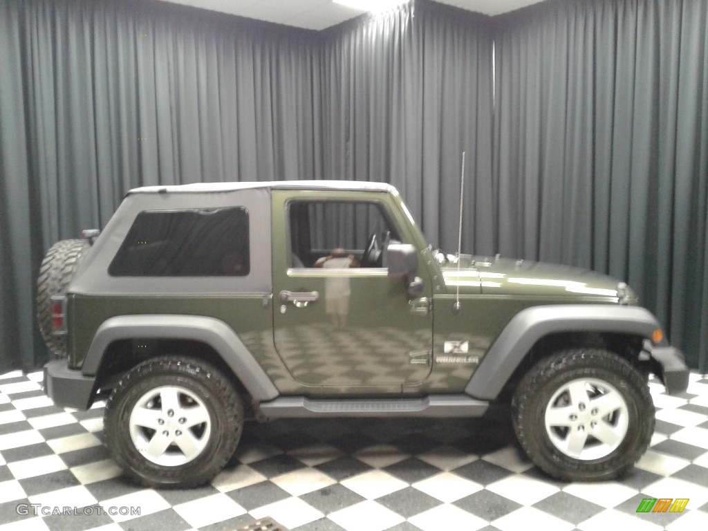 2008 Wrangler X 4x4 - Jeep Green Metallic / Dark Slate Gray/Medium Slate Gray photo #5
