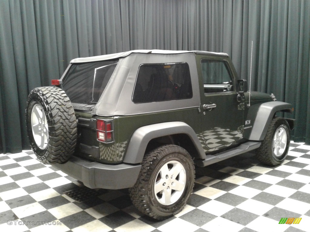 2008 Wrangler X 4x4 - Jeep Green Metallic / Dark Slate Gray/Medium Slate Gray photo #6