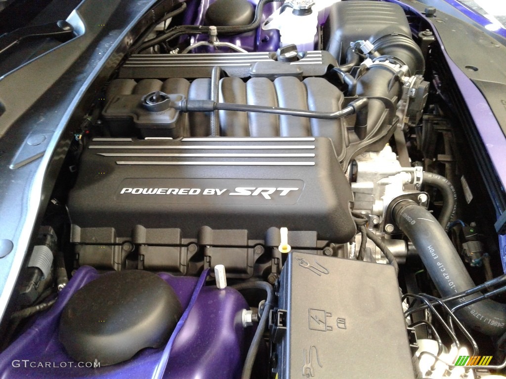 2018 Charger R/T Scat Pack - Plum Crazy Pearl / Black photo #32