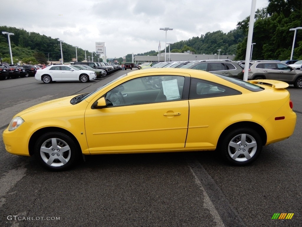 2006 Cobalt LS Coupe - Rally Yellow / Gray photo #2