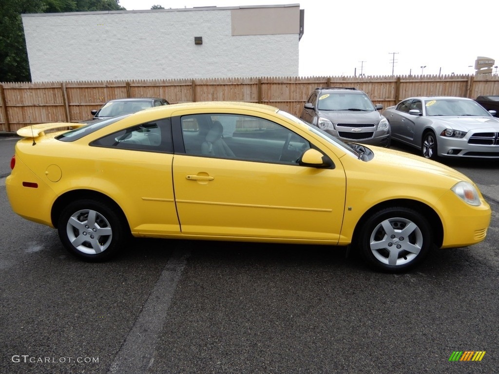 2006 Cobalt LS Coupe - Rally Yellow / Gray photo #6