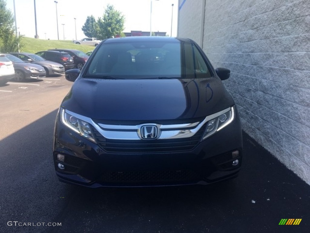 2019 Odyssey EX-L - Obsidian Blue Pearl / Gray photo #2