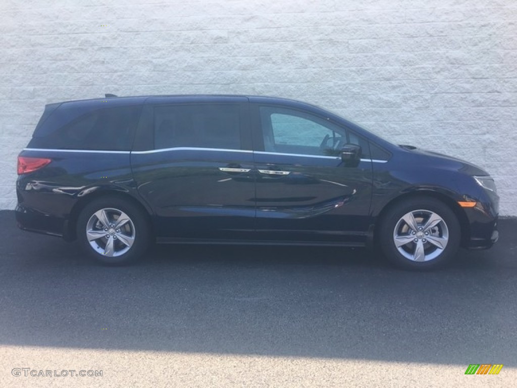 2019 Odyssey EX-L - Obsidian Blue Pearl / Gray photo #3