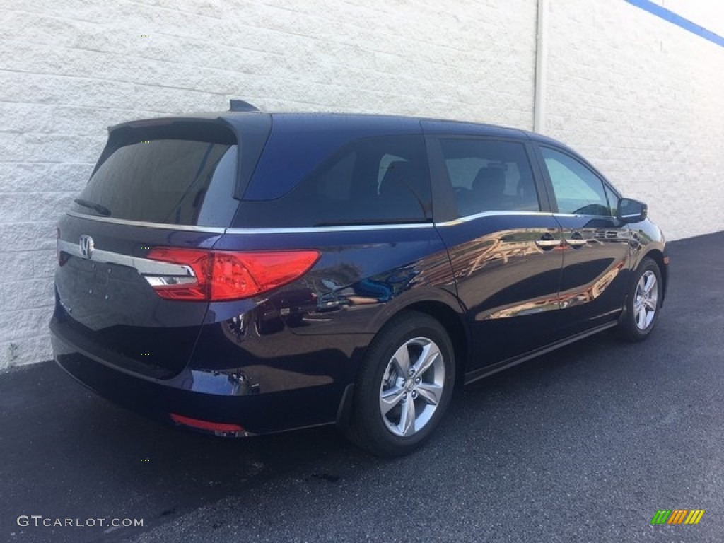 2019 Odyssey EX-L - Obsidian Blue Pearl / Gray photo #4
