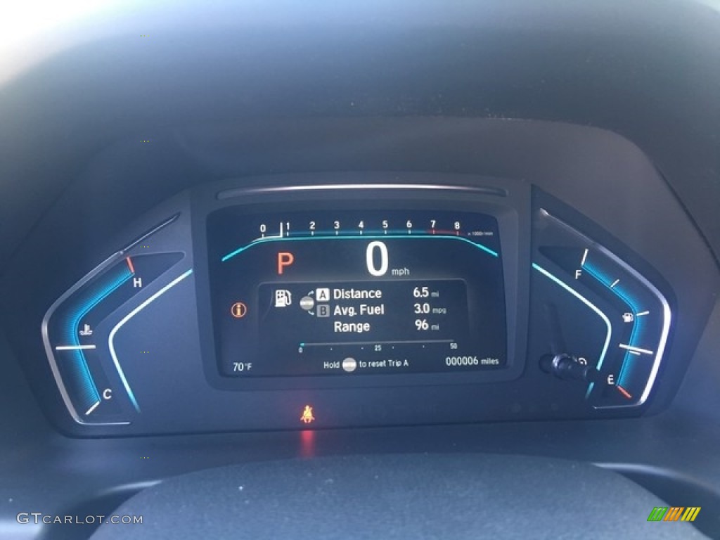 2019 Odyssey EX-L - Obsidian Blue Pearl / Gray photo #13