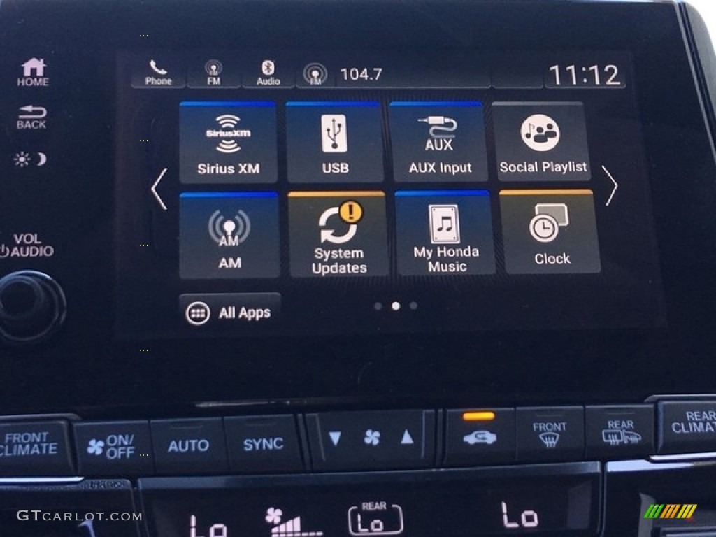 2019 Odyssey EX-L - Obsidian Blue Pearl / Gray photo #18