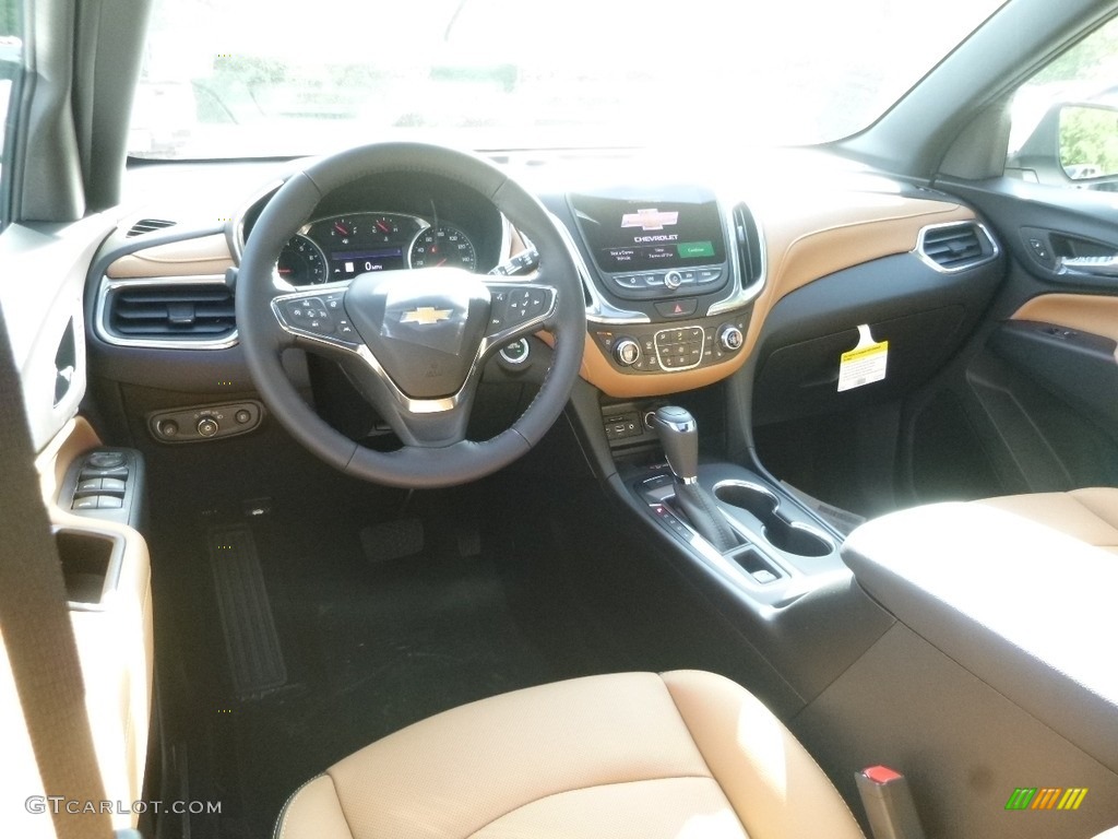 Jet Black/Brandy Interior 2019 Chevrolet Equinox Premier AWD Photo #128015875